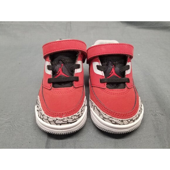 Jordan Toddlers Spizike Low (TD) Sneakers Slip On Red Gray Size 10 NEW IN BOX - Picture 3 of 11